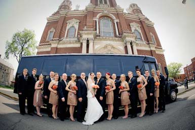 Wedding Party Bus Limo