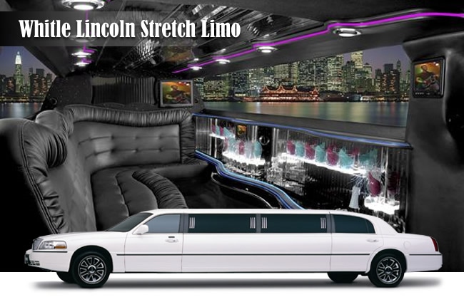 white limo  St Charles